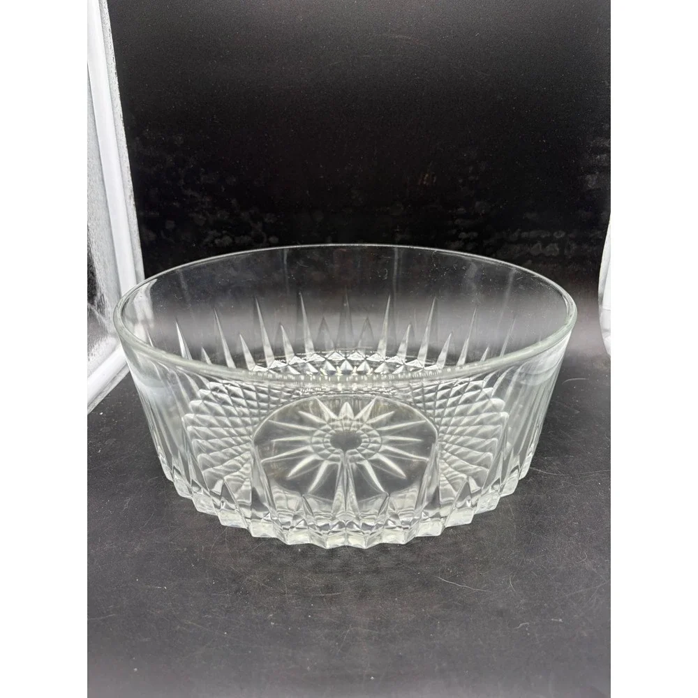 Vintage clear pressed